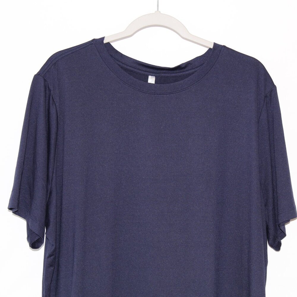 Fabletics Moisture-Wicking Dry-Flex Tee‎  Deep Navy Size 2X - barely worn - Picture 2 of 5
